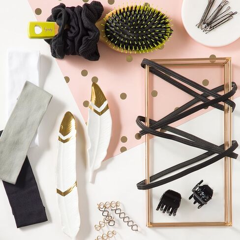 Goody Corporate Slideproof Headwrap Thin with Spikey Silicone, Black, 5 Count (Pack of 3) in Kuwait