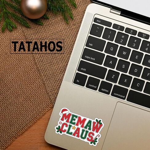 (3 قطع) ملصقات Memaw Claus مضحكة للعطلات ملصق الجدة المرح لتزيين هدايا عيد الميلاد المجيد مقاومة للماء اقتباسات للعطلات شارات الفينيل لزجاجة مياه Kindle ممتص الصدمات للسيارة وقبعة صلبة للهاتف المحمول 3×2 in Kuwait