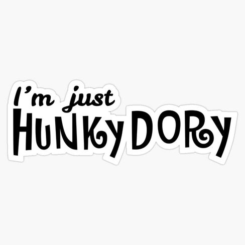 MAGNET I'm just Hunky Dory ملصق مغناطيسي من الفينيل مقاس 5 بوصات in Kuwait