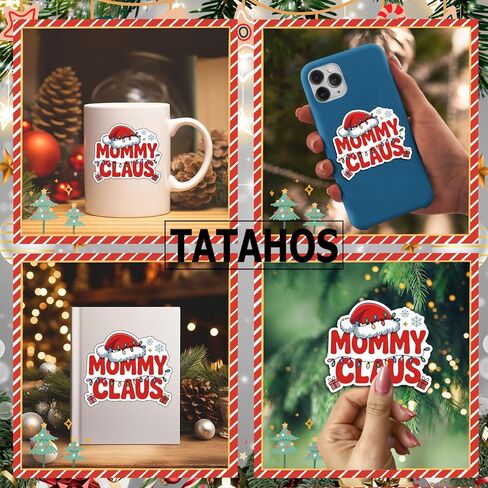 (3 قطع) ملصقات الأم كلوز المضحكة لعطلة عيد الميلاد والأمهات الممتعة لتزيين عيد الميلاد وهدايا عيد الميلاد المقاومة للماء اقتباسات للعطلات شارات الفينيل زجاجة مياه ممتصة للصدمات للسيارة وقبعة صلبة للهاتف المحمول 3x2.5 in Kuwait