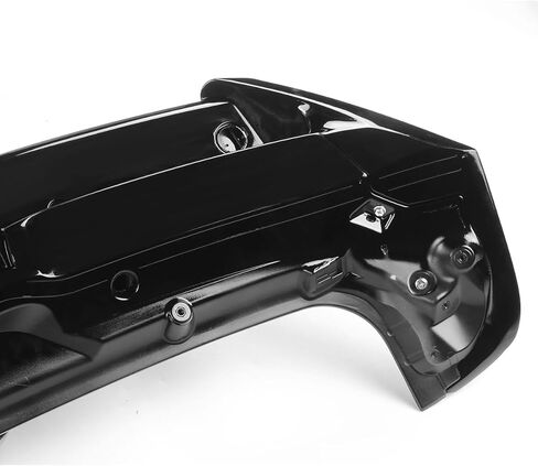 Rear Trunk Spoiler Lid Compatible with for Ford Focus Hatchback 2013-2018 RS Style Rear Trunk Spoiler Lid, Glossy Black in Saudi Arabia