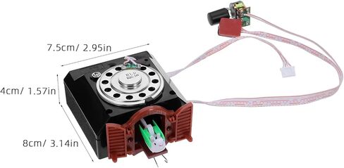 Cuckoo Wall Clock Movement Replacement Mechanism Charming Bird Chime Repair Part Bird Time Announcement Alarm Clock Player Accessories in Saudi Arabia