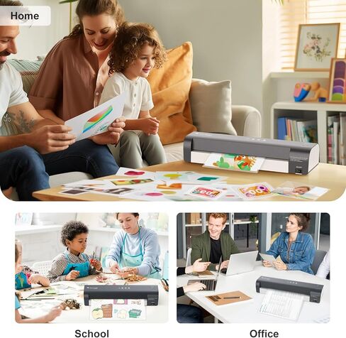 Bonsaii Laminator, 13 Inch 7-in-1 Thermal Laminator Machine with Never Jam Technology, with 40 Laminting Sheets for Home, Office, and Classroom Organization Supplies in Kuwait