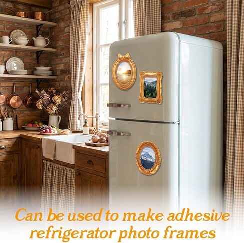 Ouligay 3 قطع إطارات ذهبية عتيقة مقاس 4 × 3 بوصة إطارات صور راتينج عتيقة بيضاوية مستطيلة الجدار معلقة إطار طاولة عرض للمجوهرات DIY عيد الميلاد وحفلات ديكور الفندق in Kuwait