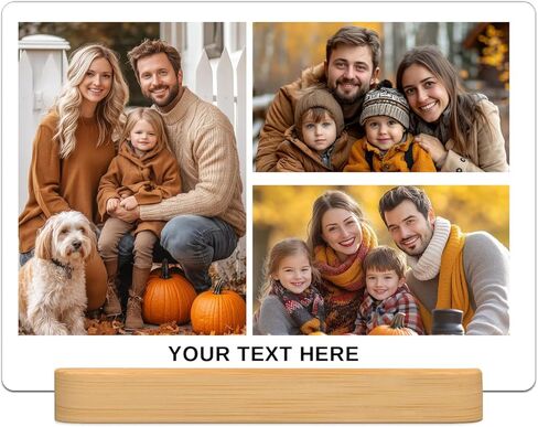 Custom Metal Photo Prints, Customized Picture Frame with Your Photo, Personalized Photo Gifts for Family and Lovers in Saudi Arabia