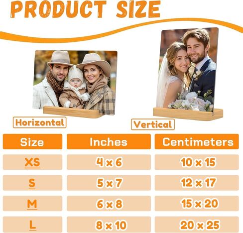Custom Metal Photo Prints, Customized Picture Frame with Your Photo, Personalized Photo Gifts for Family and Lovers in Saudi Arabia