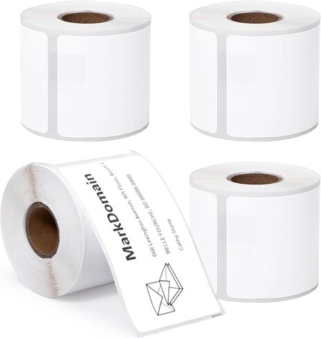 12 Rolls 30256 Standard Large Shipping Label Maker Refills 2-5/16" x 4" Compatible with Dymo Label Writer 400 450 Duo Twin Turbo 4XL LW Printer (59 mm x 102 mm, 300/Roll) in Kuwait