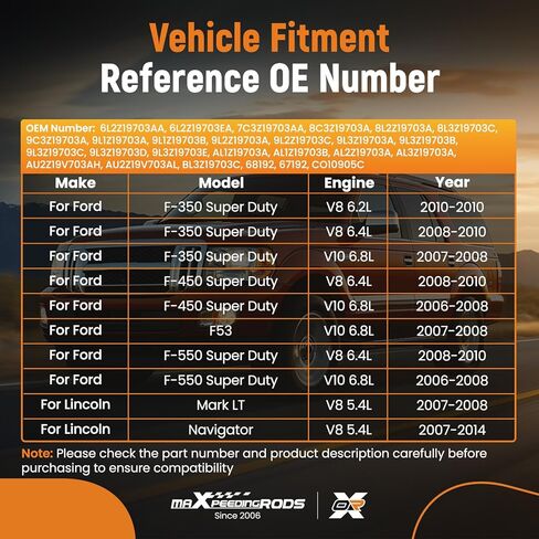 ضاغط مكيف هواء ماكسبيدينجرودز مع قابض لفورد F-150 2007-2014، إكسبيديشن 2007-2014، F-250/F-350 سوبر ديوتي 2007-2010، لينكولن نافيجيتور 2007-2014، 5.4 لتر 4.6 لتر 6.2 لتر 6.8 لتر V8 V10 in Saudi Arabia