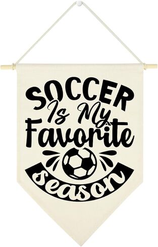 لافتة جدارية للتعليق على الحائط من القماش لديكور كرة القدم من أجل ديكور حفلات لاعب مدرب كرة القدم in Kuwait