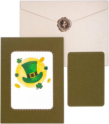 Ribbli St. Patricks Day Cards, Pop Up St. Patrick's Day Card, Happy St. Patrick's Day Gift, 7.6 x 5.7 Inch, with Envelope in Saudi Arabia