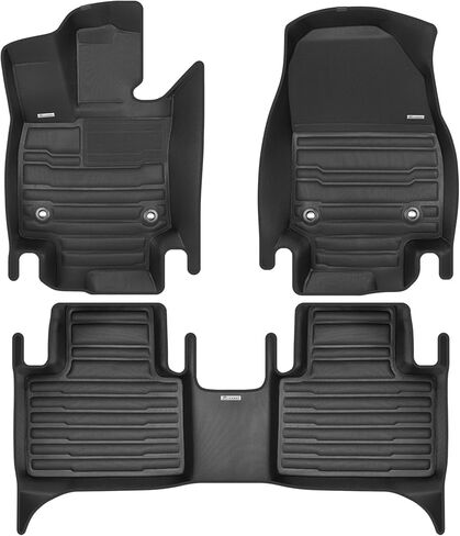 TuxMat - for Lexus RX 2023-2026 Models - Custom Car Mats - Maximum Coverage, All Weather, Laser Measured - This Full Set Includes 1st and 2nd Rows in Kuwait