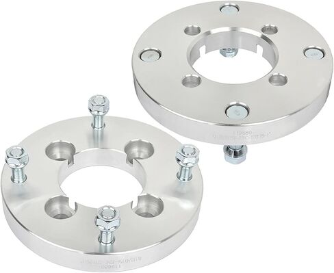 SCITOO 2 pcs 4LUG 1 inch Wheel Spacers Adapters 4x110 to 4x156 with 12x1.25 Studs 74CB Compatible with for King Quad 400 2008-2017 for Ozark 250 2002-2014 in Saudi Arabia