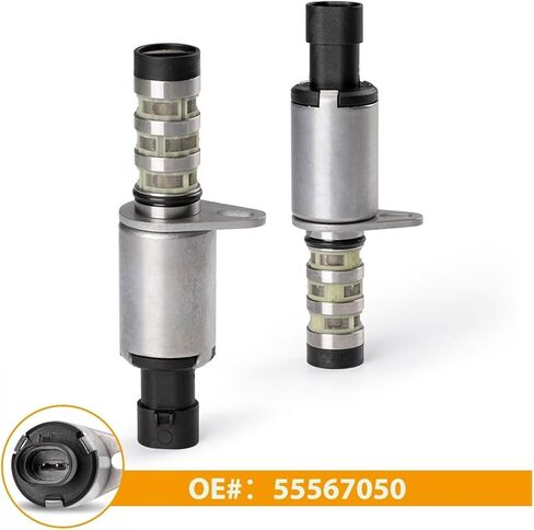 2PCS Oil Control Variable Valve Timing VVT Solenoid 55567050 Compatible For GM 1.6L 1.8L Chevrolet Aveo Cruze Trax Orlando Vauxhall in Saudi Arabia