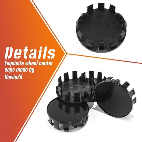 4 قطع 70 مم (2.76 بوصة) أغطية مركز العجلة بديلة 40342-EA210 أغطية محور سوداء، قبعات حافة تيتان أرمادا إكستيرا فرونتير باثفايندر in Kuwait