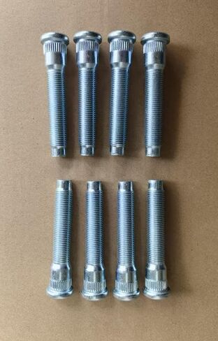 8pcs 9/16-18 Rear Serrated Wheel Lug Stud Bolts 610-303 3.28 in. UHL Replacement for 1985-2004 Ford F-250, 1985-1997 F-350, 87-04 E-350 Econoline, 00-04 E-450 in Saudi Arabia