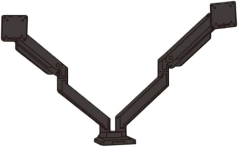 Dual-screen monitor stand large load-bearing computer display stand desktop rotating base 18KG load-bearing in Saudi Arabia