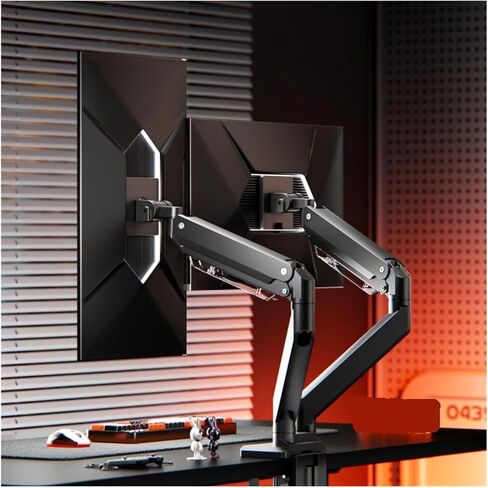 Dual-screen monitor stand large load-bearing computer display stand desktop rotating base 18KG load-bearing in Saudi Arabia