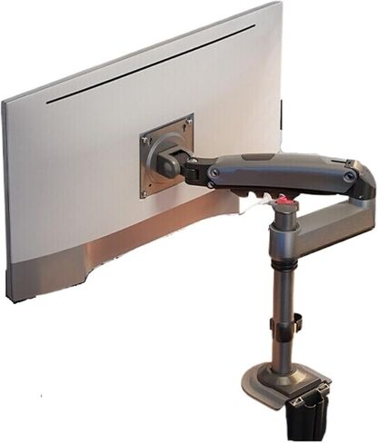 Computer monitor stand arm desktop suspended column lift telescopic bracket desktop punch-free H100 in Saudi Arabia