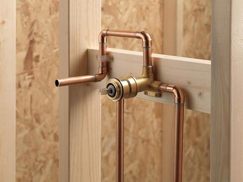 Delta Faucet Wall-Mount Rough-In Valve for Delta Single-Handle Wall-Mount Bathroom Faucets R3510-WL in Kuwait