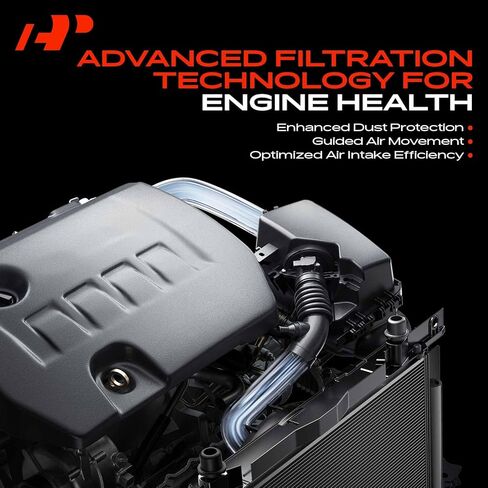 A-Premium Engine Air Filter Cleaner Box Housing without Air Strainer Compatible with Nissan Pathfinder 2005-2011 V6 4.0L, Pathfinder 2008-2011 V8 5.6L, Xterra 2005-2011 V6 4.0L, Replace# 16500EA200 in Saudi Arabia