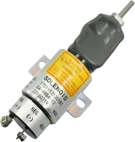 Stop Solenoid 12V 1751-12E2U1B1 Fuel Shutoff Solenoid Valve Compatible For Cummins Engine SA-4984-12 in Kuwait