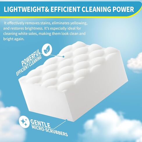 Creatyi 35 أو 60 قطعة من منظف الأحذية الرياضية، مجموعة تنظيف الإسفنج ومناديل رياضية ثلاثية الأبعاد للأحذية الرياضية in Kuwait