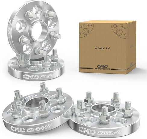 Customadeonly Forged 5x120 to 5x114.3 Wheel Adapters 15mm Hubcentric (2pcs, 66.9mm to 56.1mm Bore, M12x1.5 Studs) Compatible with Chevy 5x120 Hub to Mount 5x114.3 Wheels in Saudi Arabia