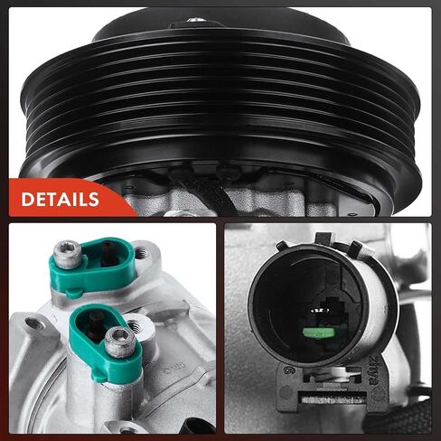 A-Premium Air Conditioning A/C Compressor with Clutch Compatible with Kia Rondo 2007 2008 2.4L in Saudi Arabia