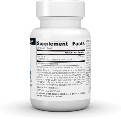 Source Naturals Huperzine A, for Learning & Memory* 200 mcg - 120 Tablets in Kuwait
