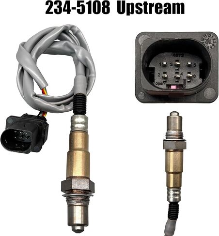 2 * 234-4490 + 234-5108 + 234-5113 مستشعر الأكسجين O2 متوافق مع Ford F-150 3.5L V6 Turbocharged 2011 2012 2013 2014 يستبدل 8F9Z9F472C 8F9Z9F472B BE5Z9G444A 234-5076 in Kuwait
