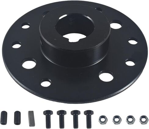 فرامل شريطية 4 بوصات و4 بوصات طبلة فرامل ومحور ضرس 1 بوصة تجويف 1/4 بوصة وكابل فرامل 60 بوصة مع طقم دبابيس أسود لعربة Go Kart Cart Yard Cart Mini Bike in Kuwait