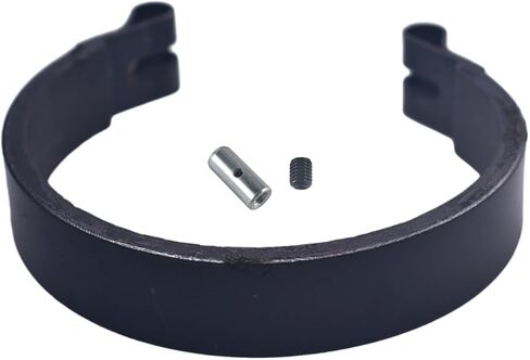 فرامل شريطية 4 بوصات و4 بوصات طبلة فرامل ومحور ضرس 1 بوصة تجويف 1/4 بوصة وكابل فرامل 60 بوصة مع طقم دبابيس أسود لعربة Go Kart Cart Yard Cart Mini Bike in Kuwait