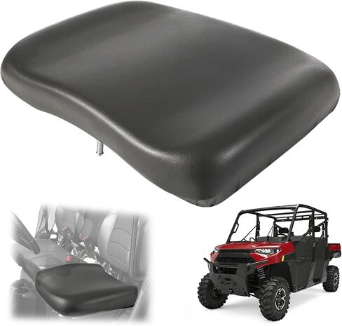 Seat Bottom Cushion Compatible with 2013-2019 Polaris Ranger ETX EU EV XP 570 900 1000 Diesel EU HST Deluxe Crew 900XP 1000XP, Replacement for 2684966-070 Driver Side, Charcoal in Kuwait