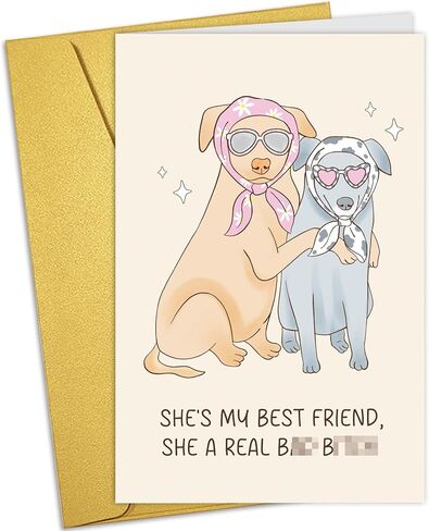 Nchigedy Funny Birthday Card for Coworker, Hilarious Coworker Birthday Card for Him Her, Happy Bday Cards for Colleague, Chance Made Us Coworkers Surviving this Mad Place Made Us Friends in Kuwait