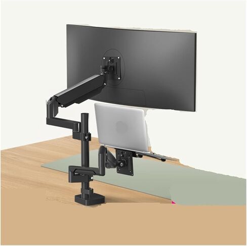 Monitor stand notebook plus monitor multi-screen combination air pressure cantilever stand increase in Saudi Arabia