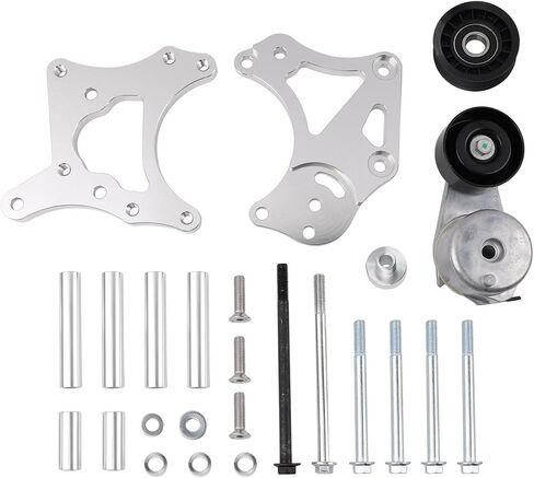 551780-3 Billet Alternator Bracket Compatible with S10 LS Swap LS1 LS3 LSX LQ4 LQ9 4.8L 5.3L 6.0L, for 2001-2007 Chevrolet Silverado HD, Sierra, 1999-2013 GMC Yukon in Kuwait