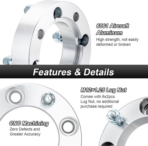 1.5" Wheel Spacer Adapters 4x137mm to 4x137mm Compatible with Kawasaki Teryx 800 Fit Teryx4 750 800 Fit Mule 3000 3010 4000 4010 Trans 2001-2025 in Saudi Arabia