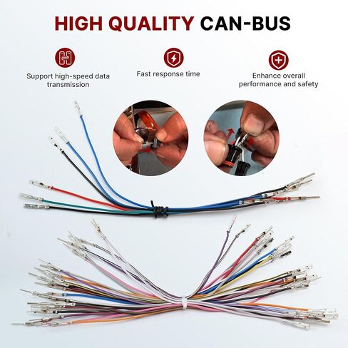 مجموعة كابلات تجوال ممتدة مقاس 14 بوصة مع ABS، وكابل القابض وخط الفرامل وسلك TBW وأسلاك CAN-Bus لـ 2008-2013 Harley Road King/Electra Glide/Street Glide/Road Glide مع ABS، كروم in Kuwait