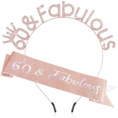 13th Birthday Decorations for Girls Official Teenager Sash 13 Year Old Tiara Crown Headbands Thirteen Hair Band Happy 13th Birthday Gifts for Girls Rose Gold in Saudi Arabia