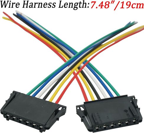 6 Wires Tail Lights Taillight Connector Wiring Harness Pigtail Plug for Mercedes Sprinter Freightliner Sprinter Dodge Sprinter 1500 2500 3500 4500 2007-2025 OE# A906820016 in Kuwait