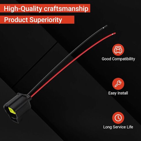 Temperature Sensor Connector 3U2Z14S411MDA Compatible with Ford C-Max Escape Focus Fusion Replaces 3U2Z14S411MDB 88861088 S-816 158-0421 in Kuwait