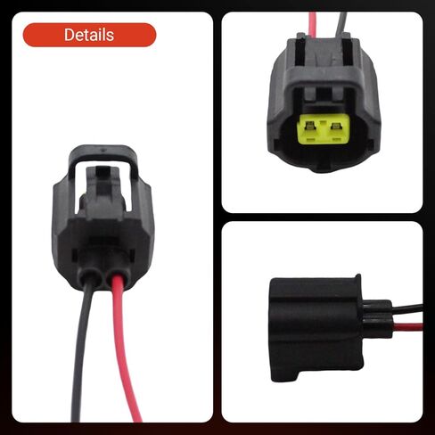 Temperature Sensor Connector 3U2Z14S411MDA Compatible with Ford C-Max Escape Focus Fusion Replaces 3U2Z14S411MDB 88861088 S-816 158-0421 in Kuwait