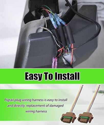 55277302AC Rear Turn Signal Lights Wiring Harness Fits for Dodge Ram 2500 2007-2009,Replace 4399900 55277302AA 55277302AB 55277303AA 55277303AB 55277303AC 68060366AA in Kuwait