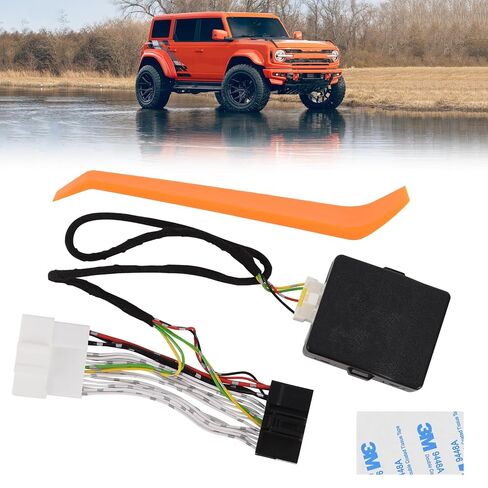 Auto Start Stop Eliminator Compatible for 2021 2022 2023 2024 2025 F'ord Bronco (No fit Bronco Sport/Badlands) Automatic Stop Start Engine System Delete/Disable/Canceller Cancel Device Cable in Kuwait