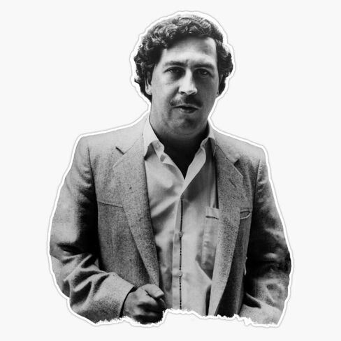 Magnet Pablo Escobar Magnet Vinyl Decal Sticker 5" in Saudi Arabia