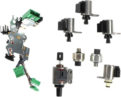 Transmissions Valve Body Solenoids Kit Compatible For Nissan Altima Rogue Sentra Dodge 203452A 33435J CVT JF011E RE0F10A F1CJA S98530 in Kuwait
