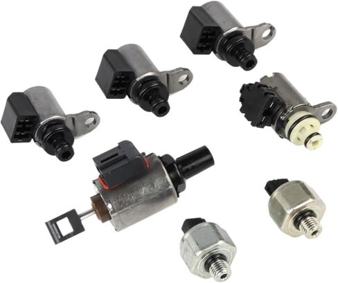 Transmissions Valve Body Solenoids Kit Compatible For Nissan Altima Rogue Sentra Dodge 203452A 33435J CVT JF011E RE0F10A F1CJA S98530 in Kuwait