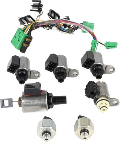 Transmissions Valve Body Solenoids Kit Compatible For Nissan Altima Rogue Sentra Dodge 203452A 33435J CVT JF011E RE0F10A F1CJA S98530 in Kuwait