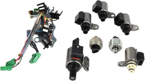 Transmissions Valve Body Solenoids Kit Compatible For Nissan Altima Rogue Sentra Dodge 203452A 33435J CVT JF011E RE0F10A F1CJA S98530 in Kuwait