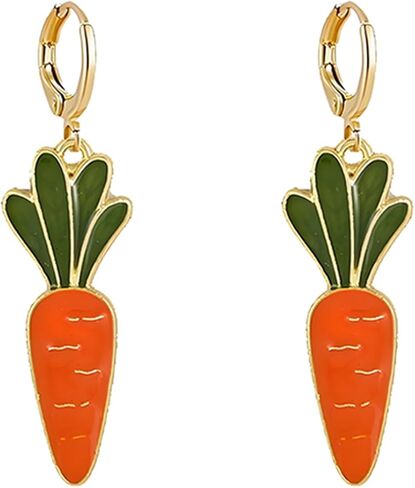 أقراط بيضة عيد الفصح للنساء، أقراط متدلية من سبيكة المينا الملونة على شكل أرنب للعطلات، أقراط متدلية على شكل بيضة عيد الفصح اللطيفة in Kuwait